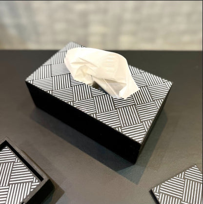 Obsidian Napkin Holder